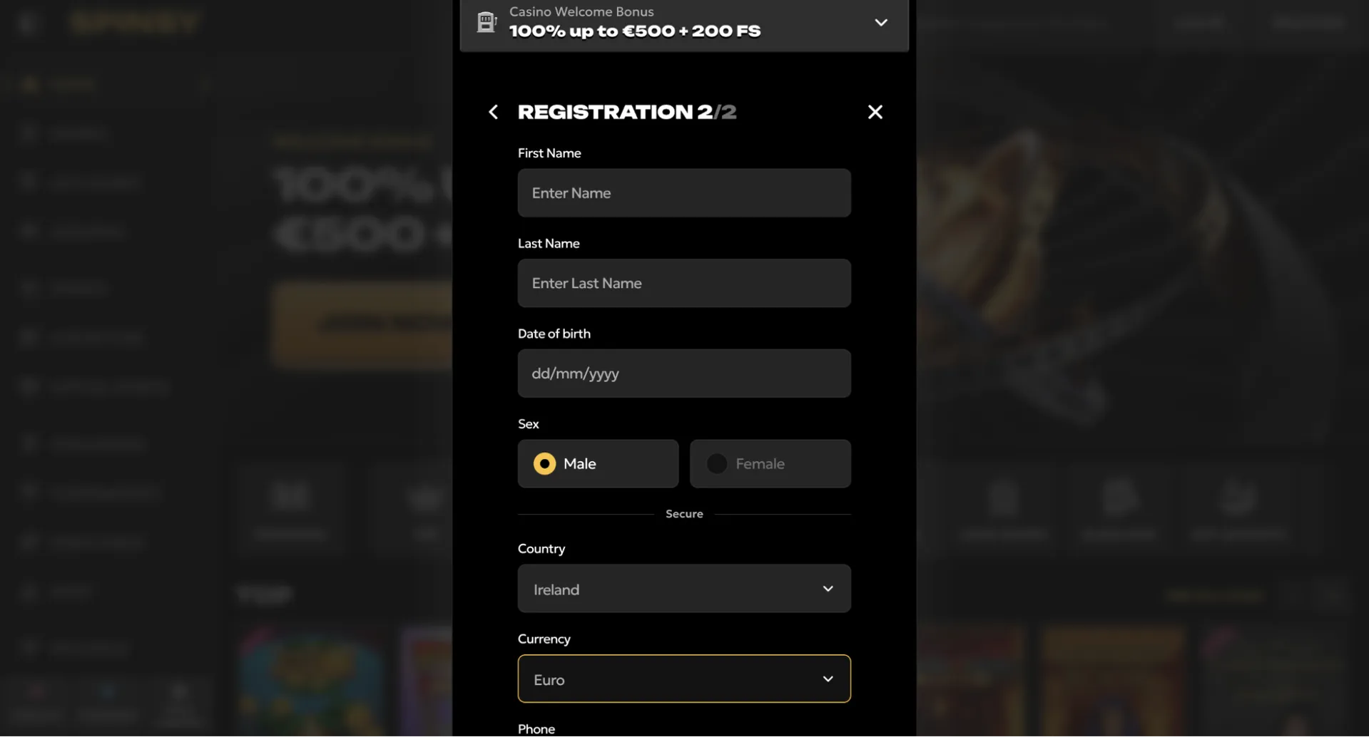 Game casino